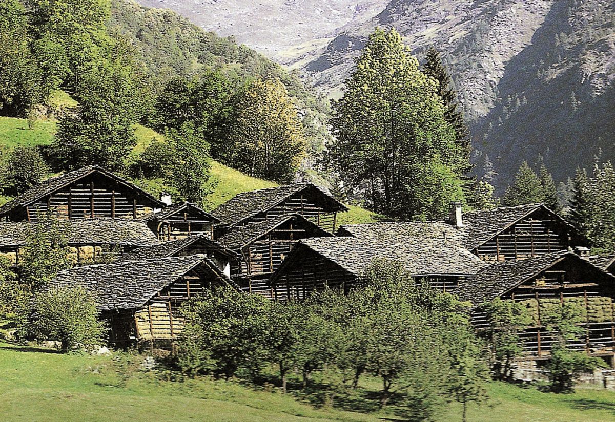 Walserdorf bei Alagna-Im Lande in Piemont